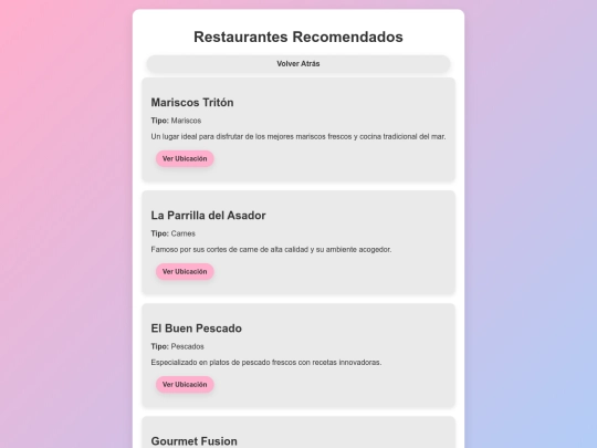 restaurantes screenshot