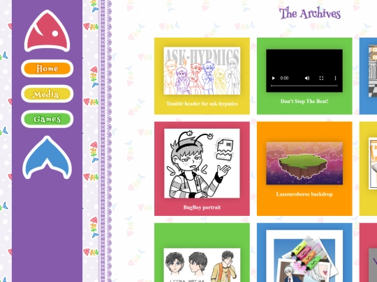 mediapages/archives screenshot