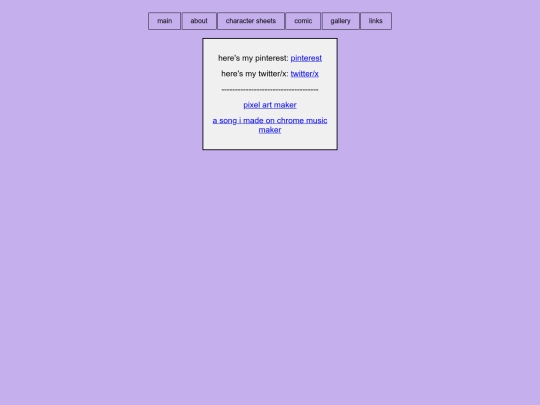 links screenshot