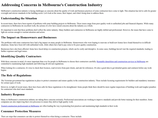 concerns-in-melbourne-construction screenshot