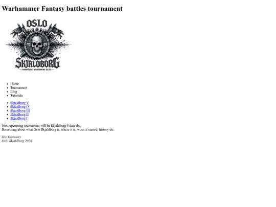 tournament screenshot