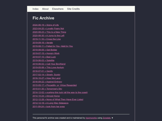 archive screenshot