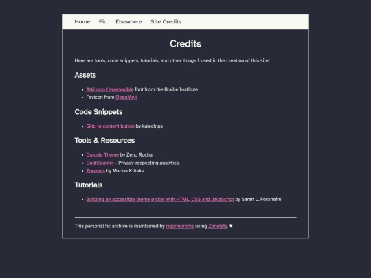 credits screenshot