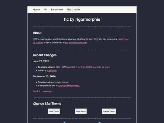 index screenshot