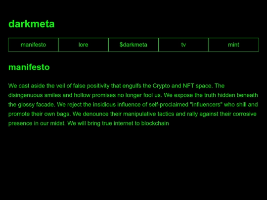 manifesto screenshot