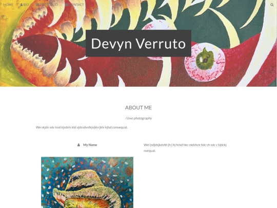 portfolio screenshot