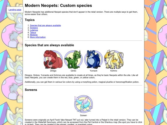 articles/guide_mn_species screenshot