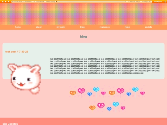 blog screenshot