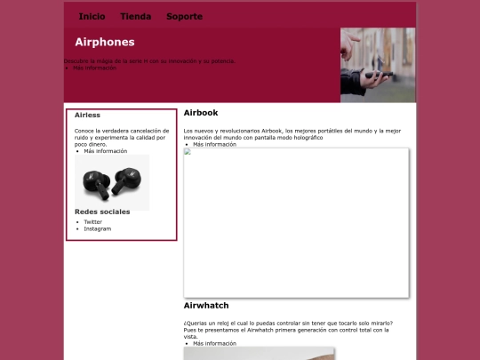 web/Tienda screenshot