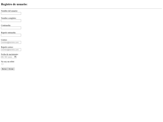 HTML5/registro screenshot