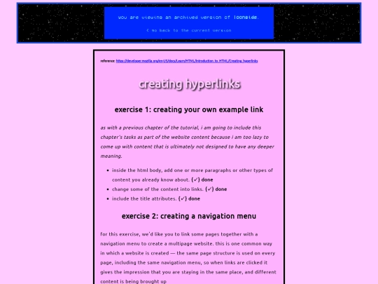 archive/tutorial/pages/creating-hyperlinks screenshot