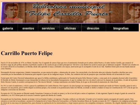 biografia screenshot