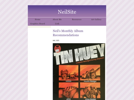 MonthlyAlbumReccs screenshot