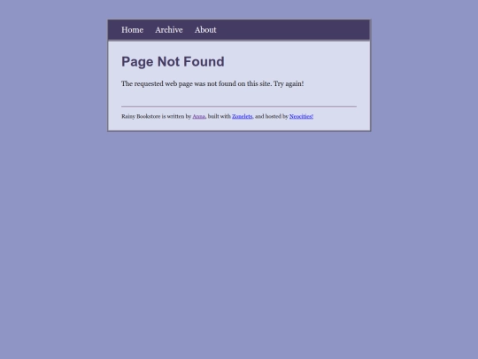 not_found screenshot