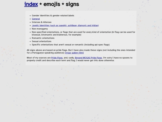 emojis/signs screenshot