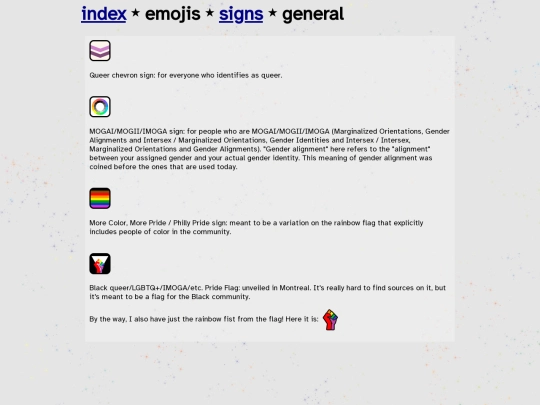emojis/signs/general screenshot