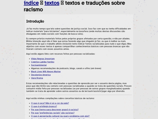 textos/racismo screenshot