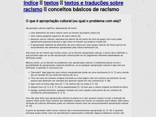 textos/racismo/apropriacao screenshot