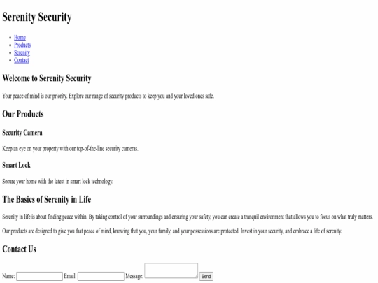 index screenshot