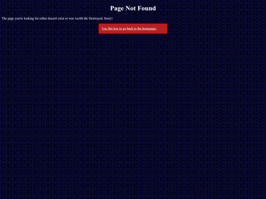 not_found screenshot