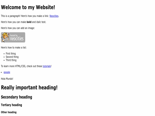 index screenshot