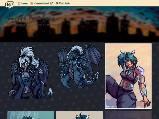 portfolio screenshot
