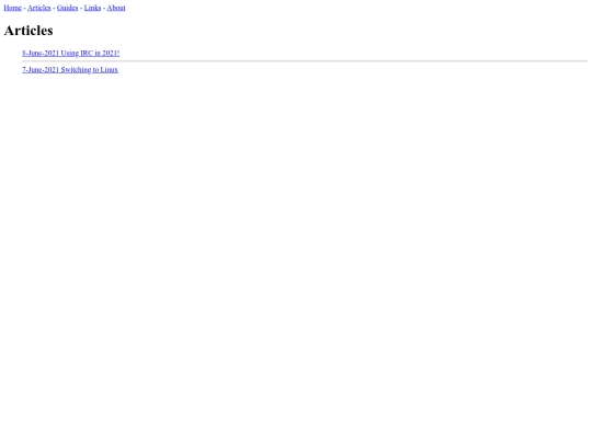 articles screenshot