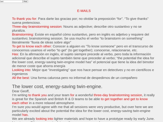 E-MAILS screenshot