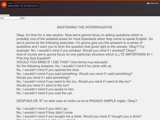 MASTERING THE INTERROGATIVE screenshot
