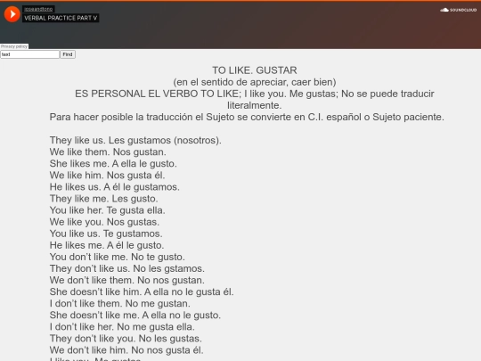 VERBAL PRACTICE PART V screenshot