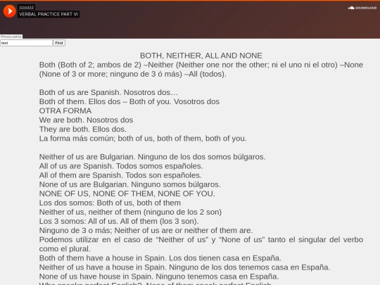 VERBAL PRACTICE PART VI screenshot