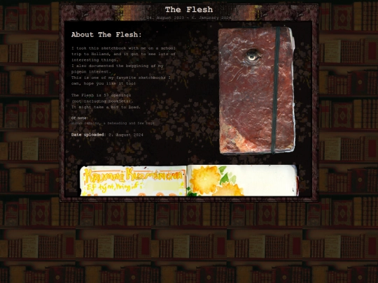 sketchbooks/the_flesh screenshot