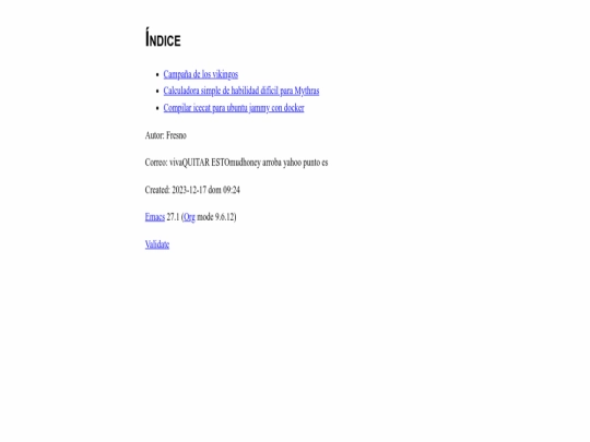 index screenshot
