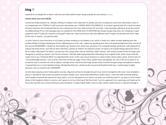 blog screenshot