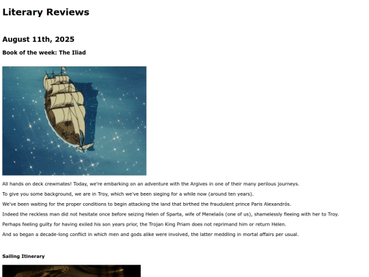 literaryreviews screenshot