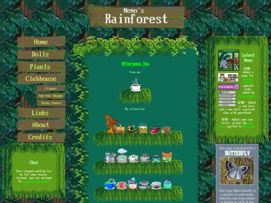 cliques screenshot