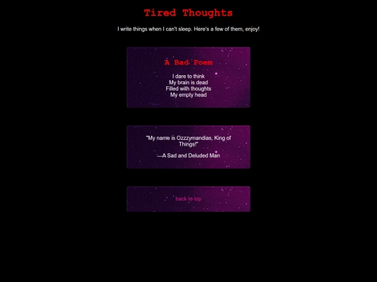 poetry screenshot