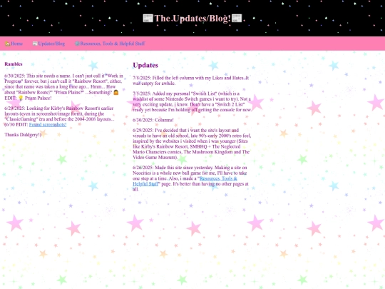 blog screenshot