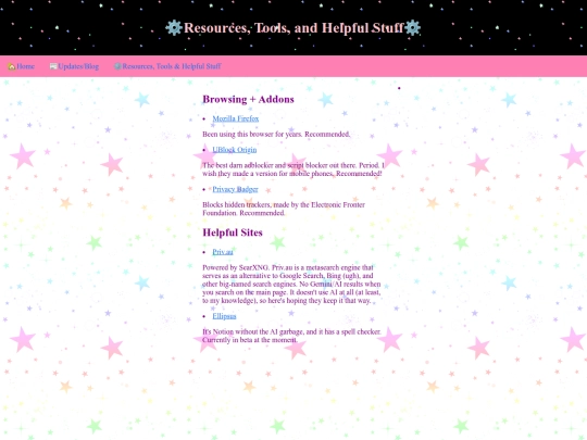 helpfulstuff screenshot