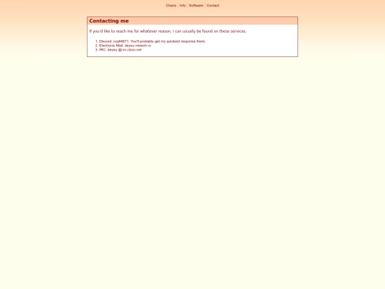 contact screenshot
