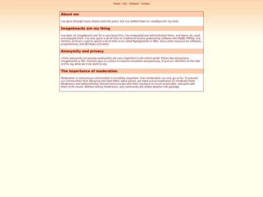 info screenshot
