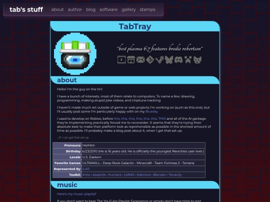 author screenshot