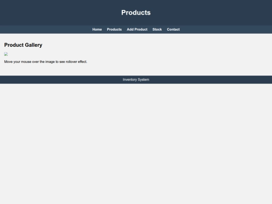 products screenshot