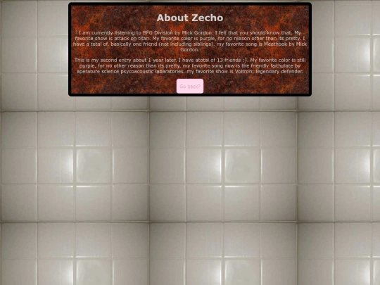 Aboutme screenshot