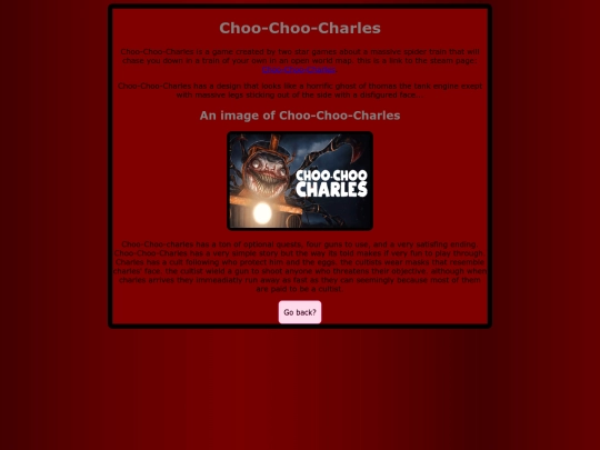 Choo-Choo-Charles screenshot