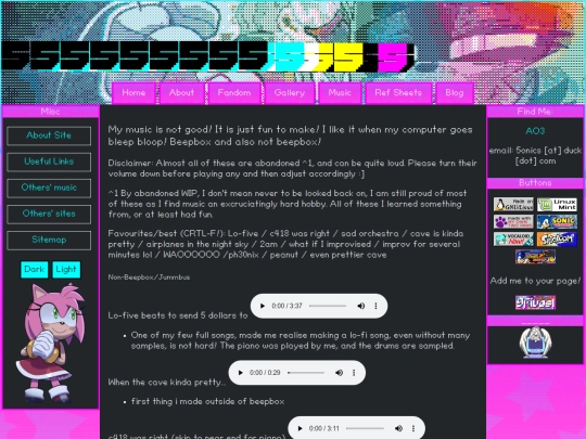 mine/music screenshot