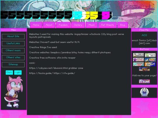 misc/links screenshot