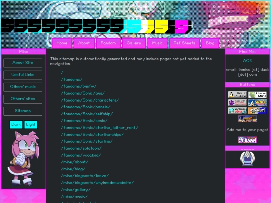 misc/sitemap screenshot