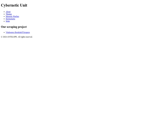 cyb/scrape screenshot