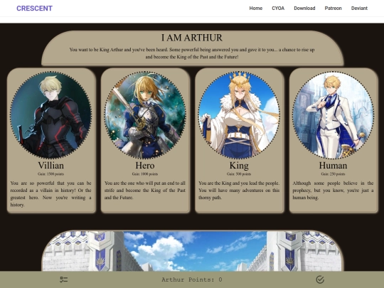 CYOA/I_AM_ARTHUR screenshot